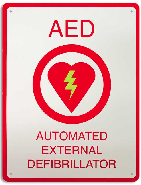 AED Plus Wall Sign 1 from Columbia Safety